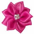 aplique flor pedra pink